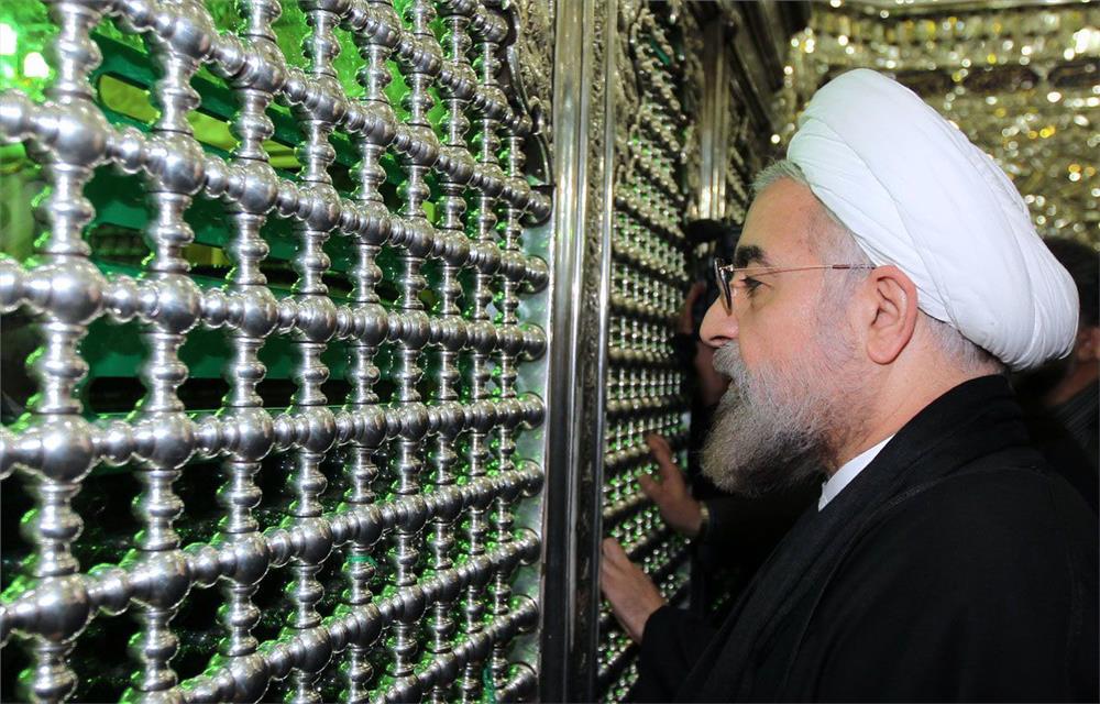 عزاداری رییس جمهور در حرم مطهر عبدالعظیم حسنی(ع)