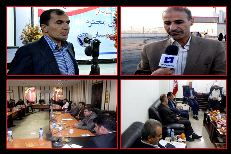 بازدید فرماندار هویزه و نماینده دشت آزادگان و جمعی از مسئولان استانی از وضعیت فاضلاب مناطق مختلف شهر 