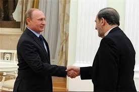 دیدار ولایتی با پوتین/ پیام روحانی به رئیسجمهور روسیه ابلاغ شد
