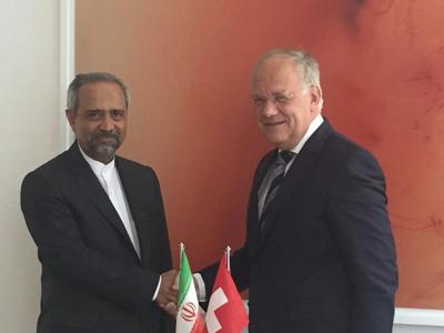 بررسی روابط تهران - برن در دیدار نهاوندیان با معاون رییس جمهور سوئیس