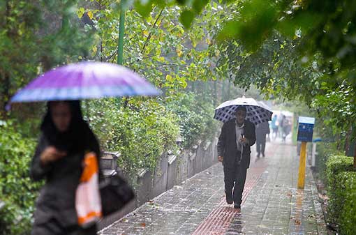 باران در جاده‌های 17 استان 