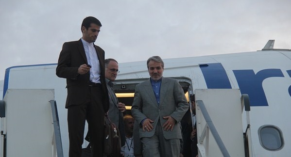 نوبخت وارد اهواز شد 