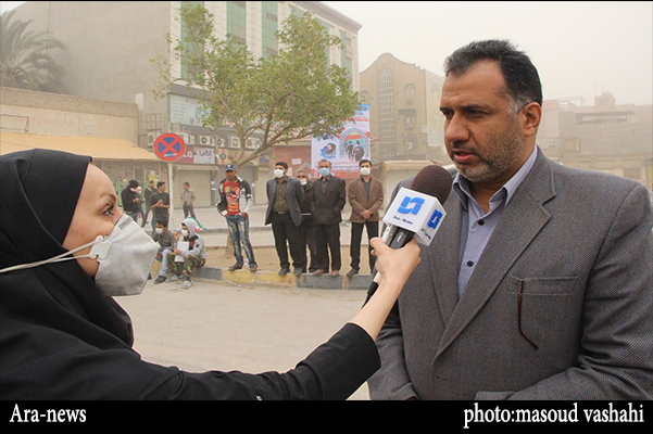 حویزاوی: مردم خوزستان بار دیگر درهوای آلوده پیوستگی و همبستگی خود را با رهبر اعلام کردند 