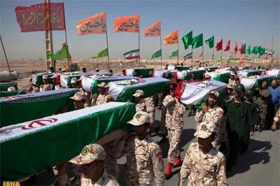 پیکر ۵۸ شهید دفاع مقدس از عراق وارد شلمچه می شود