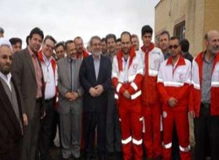 بازدید وزیر کشور از پایگاه امداد و نجات جاده ای در شمال خراسان رضوی