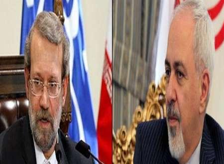 دیدار خصوصی لاریجانی و ظریف