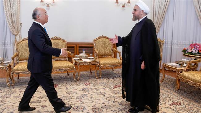 آژانس بین المللی انرژی اتمی: آمانو با روحانی دیدار می کند