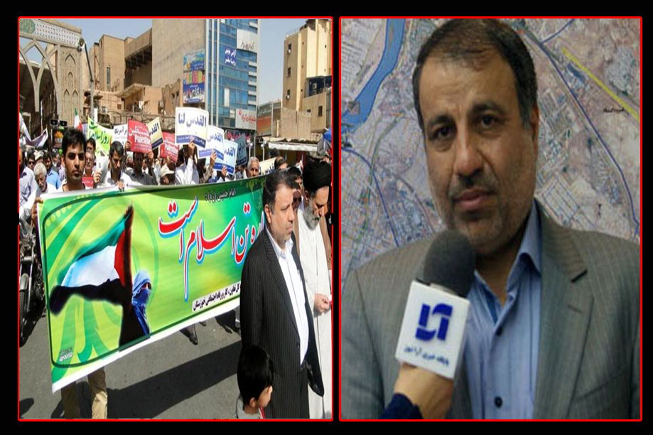  روز قدس بیرق آزادگی و دفاع از مظلوم را به اهتزاز در می آورد