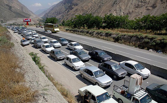 وضعیت ترافیک جاده‌های کشور
