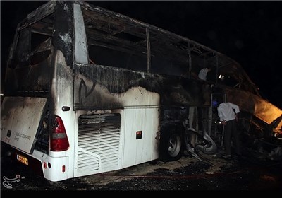 واژگونی اتوبوس 