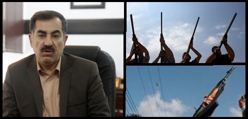 گفتگو با سران طوایف برای از بین بردن رسم غلط تیر اندازی در مراسم های عروسی و عزا