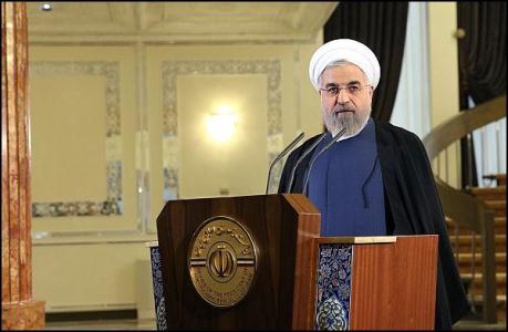  گفت‌و‌گوی تلویزیونی روحانی با مردم بلافاصله پس از قرائت بیانیه مشترک اجرای برجام 