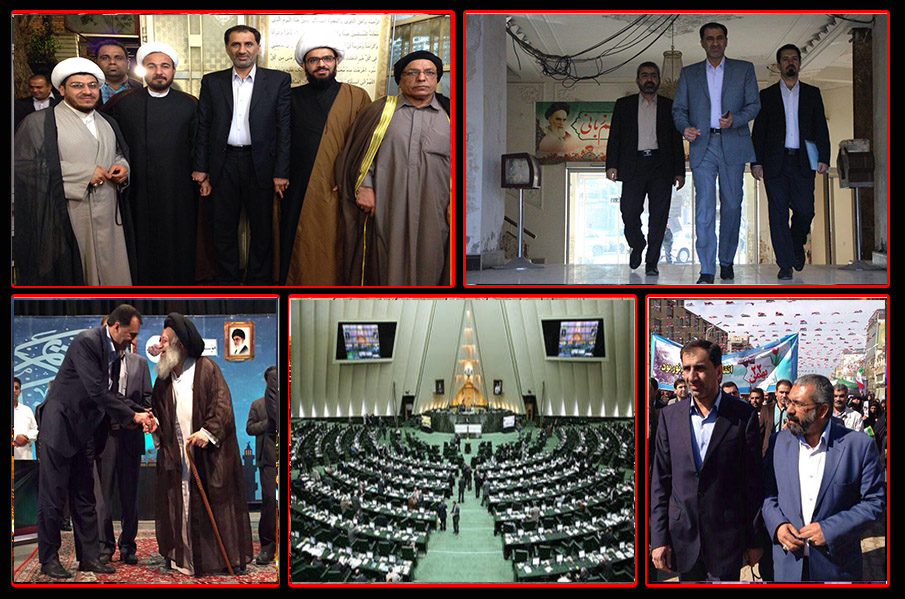  سید خوشنام خوزستان پدیده انتخاباتی اهواز/ سید کریم حسینی در حلقه محبت مردم