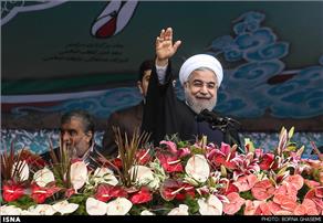 حضور رییس‌جمهور در راهپیمایی ۲۲ بهمن