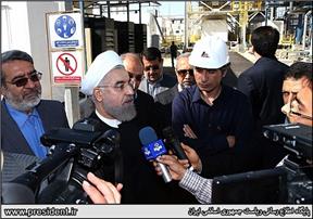 بازدیدرياست جمهوري از طرحهای عمرانی جزیره قشم