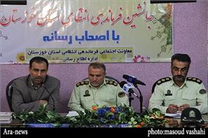 گزارش تصویری /نشست خبری فرماندهی انتظامی استان خوزستان با اصحاب رسانه 
