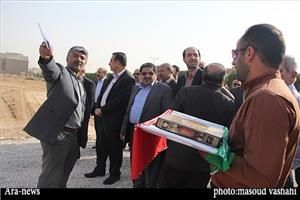 /گزارش تصویری/ افتتاح دو‌ پروژه عمرانی‌ خوزستان با حضور رییس بنیاد مسکن کشور