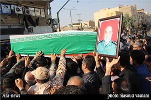 /گزارش تصویری/ تشییع پیکر جانباخته منا در اهواز