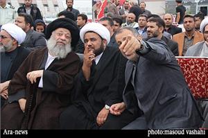گزارش تصویری/ آیین رونمایی بیرق ابا عبدالله الحسین (ع) در چزابه 