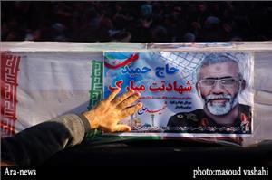 گزارش تصویری تشییع پیکر شهید حمید تقوی در اهواز
