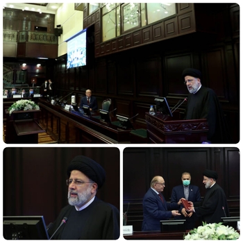 سید ابراهیم رئیسی در جمع شورای علمی، اساتید و جمعی از دانشجویان دانشگاه ملی مسکو مطرح کرد/در برابر گفتمانی که به دنبال امنیتی کردن روابط ملت&zwnj;ها است، پیرو مکتبی هستیم که دانش را منشأ قدرت می&zwnj;داند