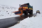 بارش برف در محور یاسوج به اقلید/ تردد با زنجیر چرخ امکان پذیر است