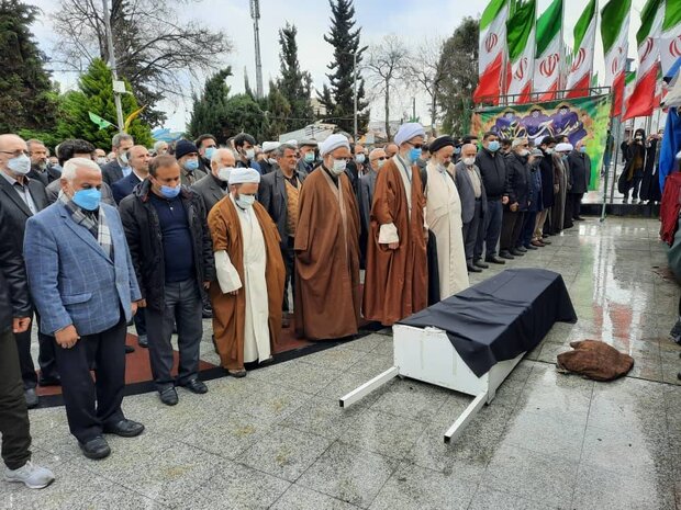 شرکت معاون رئیس جمهور در مراسم تشییع برادر آیت الله جوادی آملی