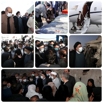 حضور رئیس جمهور در بین زاغه&zwnj;نشینان منطقه مرادآباد چابهار/ گفت&zwnj;وگوی صمیمانه 
