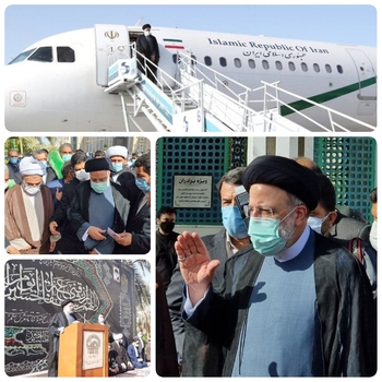 امروز ۱۹ شهریور ماه/خبرنگار حوزه استانها/ خراسان جنوبی میزبان رئیس جمهور/درسومین سفر استانی حجت الاسلام رییسی رئیس جمهور و هیات همراه وزرای کشور، راه شهرسازی،صنعت و معدن، معاون اجرایی رئیس جمهور ومیر کاظمی رئیس سازمان&zwnj; برنامه وبودجه به استان خراسان جنوبی همراهی می&zwnj;کنند/دقایقی پیش در فرودگاه شهدای طبس درشهرستان طبس  مورد استقبال استاندار،فرماندهان سپاه و نیروی انتظامی و اعضای شورای تامین و مدیران ارشد استان قرار گرفتند./ حمید ملانوری استاندار در گفتگوی اختصاصی با خبرنگار آرانیوز گفت:بازدید  از معادن زغال سنگ طبس ،دیدار با نخبگان شرکت در جلسه شورای اداری اهم سفر یک روز به خراسان جنوبی است