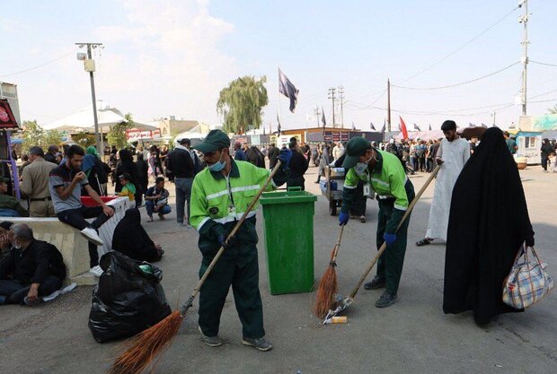 اعزام ۳۰۰ نیروی خدمات شهری شهرداری تهران به مراسم اربعین