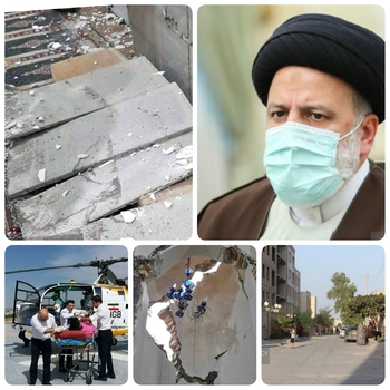 زلزله شدید در جنوب شرق ایران/ ثبت دو زلزله ۶ ریشتری/ فوت یک نفر