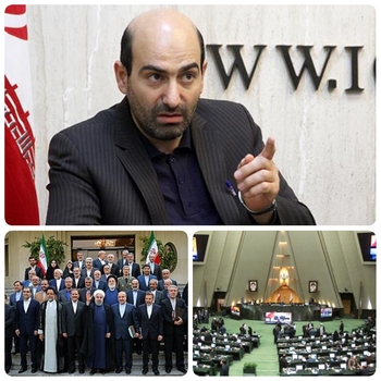 بهارستان نشینان جیغ شیخ بنفش و وزرایش به دلیل ۲۳ شکایت  وتخلفات از دولت روحانی  در آوردند/ابوترابی نماینده مجلس از دستهای پشت پرده دولت و وزرای در فساد و رانت رونمایی کردند