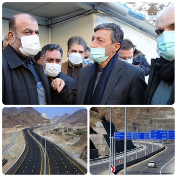 دسترسی پایتخت نشینان به تهران _شمال تا پایان ۱۴۰۱/قاسمی وزیر راه و شهرسازی و خادمی معاون وزیر راه و شهرسازی و مدیرعامل وتوسعه و بناهای راههای کشور در وسط آزاد راه تهران _شمال و از روند پیشرفت پروژه بازدید میدانی کردند/ ابر پروژه شمال _تهران با تیم متخصص در حال اجرا است