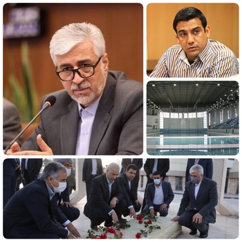 افتتاح استخر مجموعه ورزشی بانوان جانبازان و معلولان و  حضور در برنامه تجلیل از فعالان حوزه جوانان و نخبگان و  حضور در  شهرستان هویزه اهم سفر یک سجادی وزیر ورزش و جوانان به خوزستان است