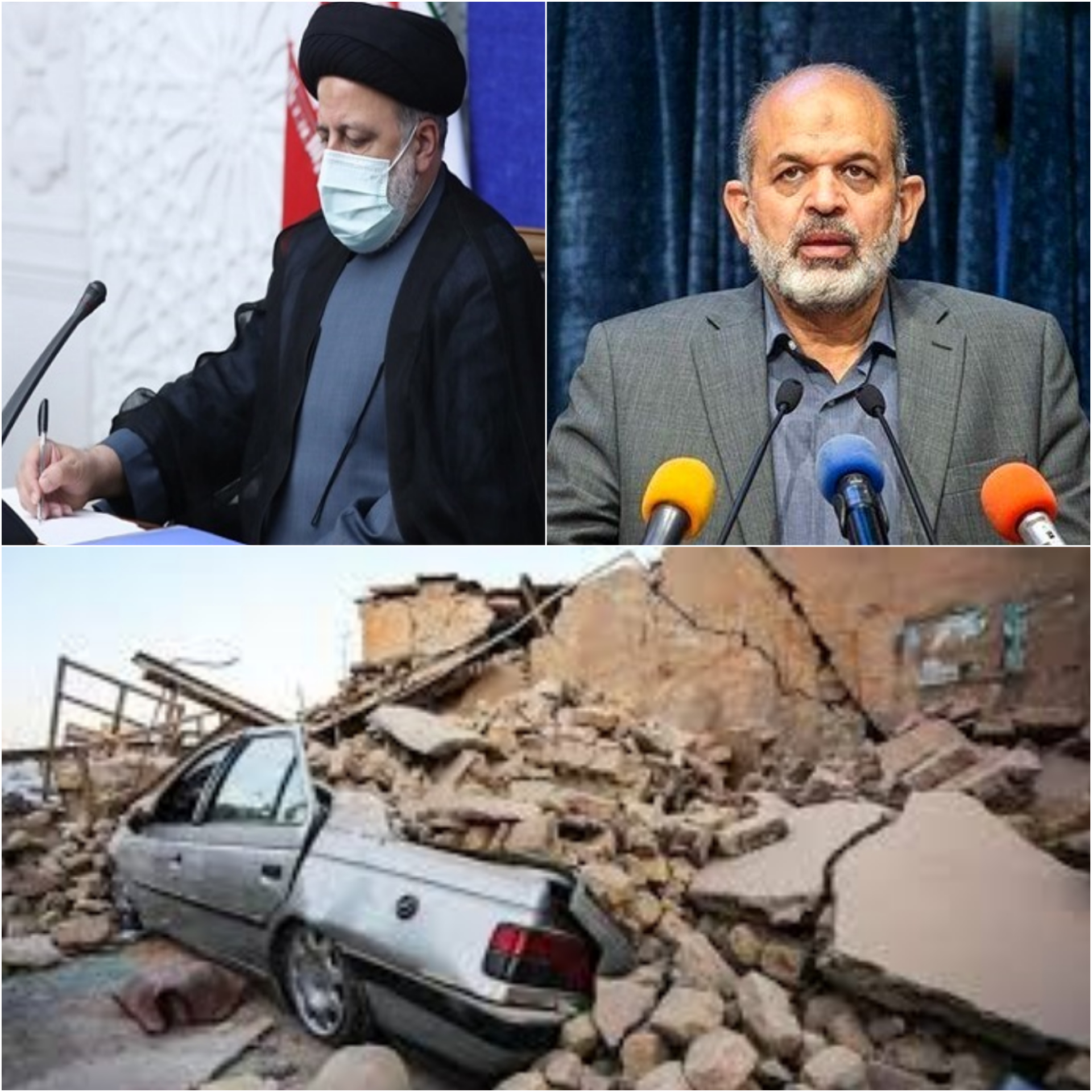 ماموریت حجت‌الاسلام رئیسی به وزیر کشور برای رسیدگی فوری به وضع زلزله‌زدگان