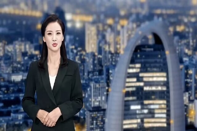 عکس | خبر بد برای مجریان تلویزیون ؛ رونمایی از مجری مصنوعی در چین! | با مجری خبری رباتیک چینی آشنا شوید