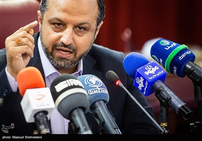 سید احسان خاندوزی وزیر اقتصاد در مراسم رونمایی از سند راهبردی بخش بانکی وزارت اقتصاد