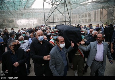 خاکسپاری مرحوم حجت الاسلام سیدمحمود دعایی