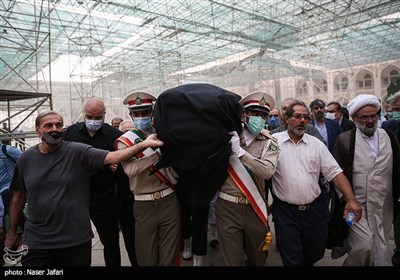 خاکسپاری مرحوم حجت الاسلام سیدمحمود دعایی