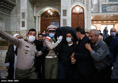 خاکسپاری مرحوم حجت الاسلام سیدمحمود دعایی