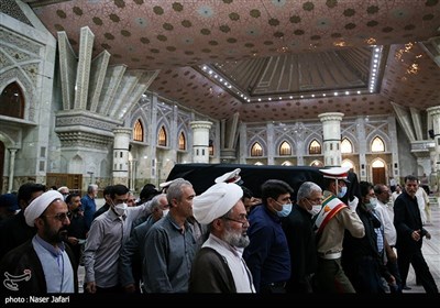 خاکسپاری مرحوم حجت الاسلام سیدمحمود دعایی