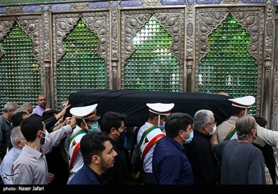 خاکسپاری مرحوم حجت الاسلام سیدمحمود دعایی