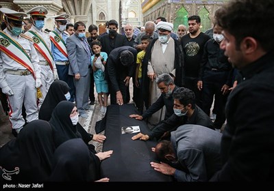 خاکسپاری مرحوم حجت الاسلام سیدمحمود دعایی