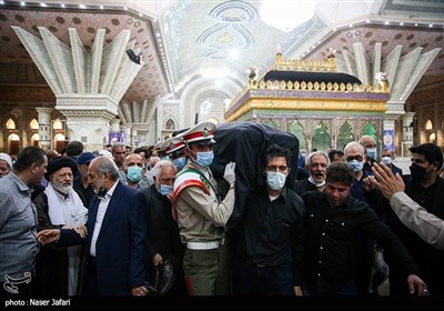 خاکسپاری مرحوم حجت الاسلام سیدمحمود دعایی