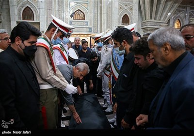 خاکسپاری مرحوم حجت الاسلام سیدمحمود دعایی