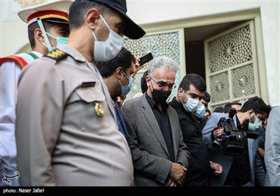 خاکسپاری مرحوم حجت الاسلام سیدمحمود دعایی