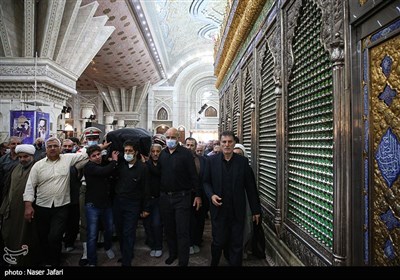 خاکسپاری مرحوم حجت الاسلام سیدمحمود دعایی