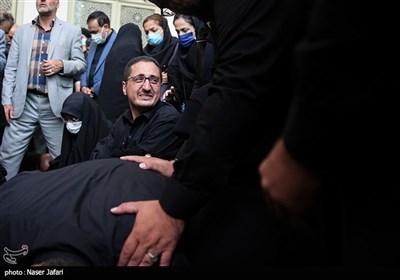 خاکسپاری مرحوم حجت الاسلام سیدمحمود دعایی