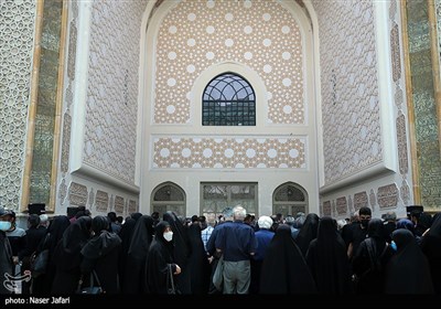 خاکسپاری مرحوم حجت الاسلام سیدمحمود دعایی