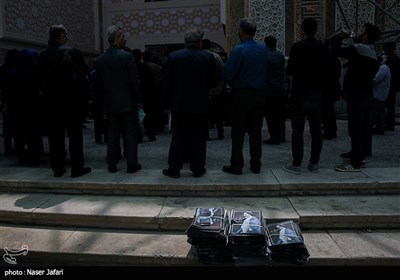 خاکسپاری مرحوم حجت الاسلام سیدمحمود دعایی